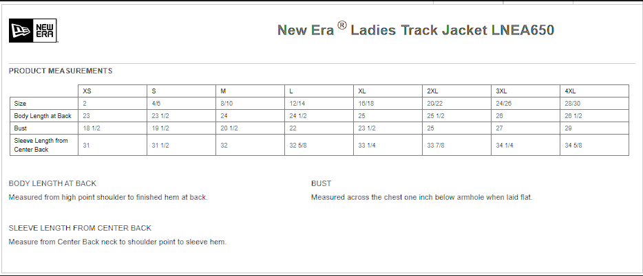 New Era ® AOC Ladies Track Jacket- Embroidered Angels Of Care