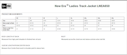 New Era ® AOC Ladies Track Jacket- Embroidered Angels Of Care