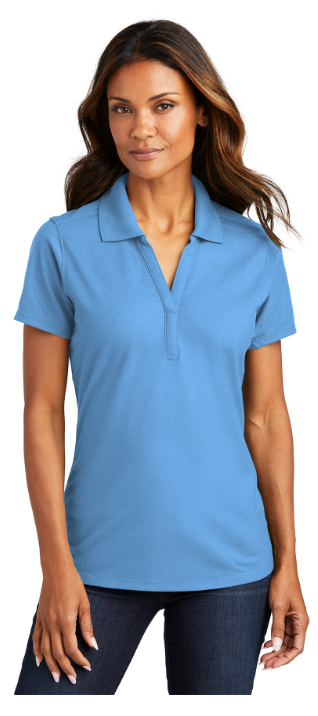 Port Authority ® Ladies EZPerformance ™ Pique Polo LK600 CommuniCare Logo