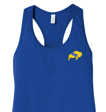 BELLA+CANVAS ® Women’s Jersey Racerback Tank Samuel Clemons High School Logo