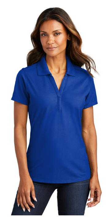 Port Authority ® Ladies EZPerformance ™ Pique Polo LK600 CommuniCare Logo