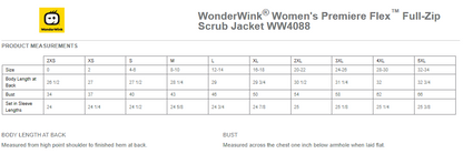 WonderWink® Women’s Premiere Flex™ Full-Zip Scrub Jacket Embroidered CommuniCare